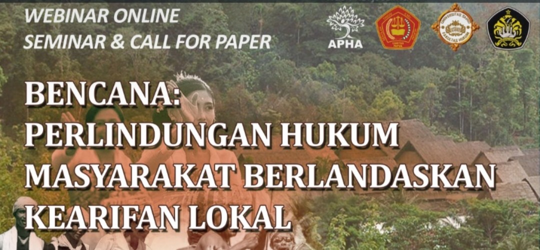 APHA Indonesia,  Akan Gelar Webinar Perlindungan Hukum Masyarakat Berlandaskan Kearifan Lokal