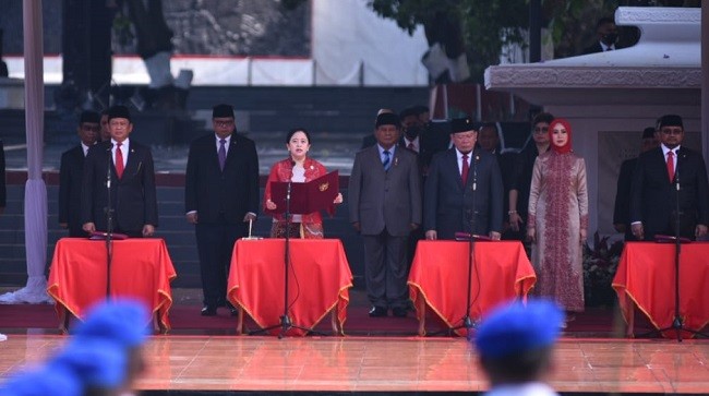 Puan Bacakan Ikrar di Upacara Peringatan Hari Kesaktian Pancasila