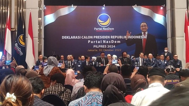 NasDem Beri Otoritas Penuh Kepada Anies Untuk Pilih Cawapres Pendampingnya