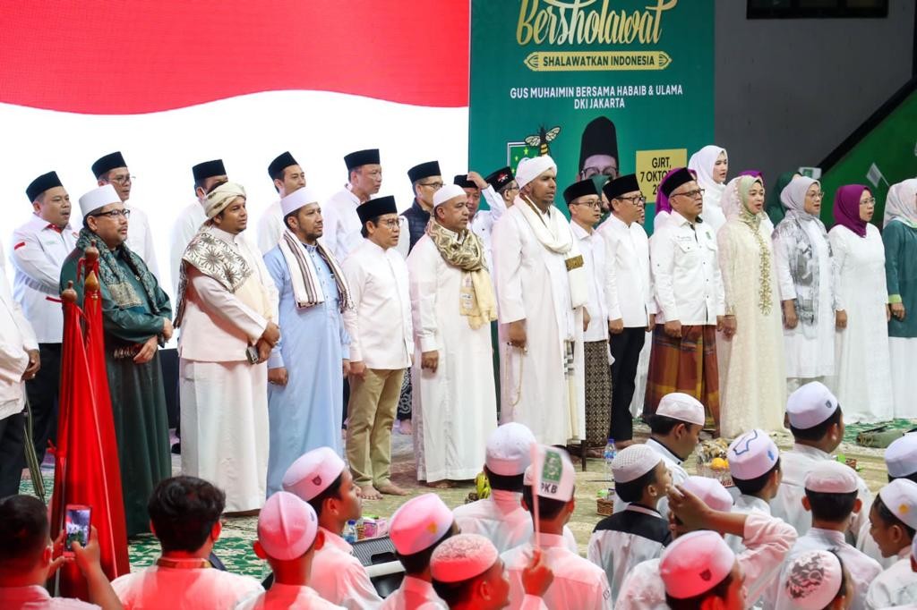 PKB Gelar Sholawatan Bareng Habaib dan Ribuan Warga Jakarta Doakan Indonesia Selamat