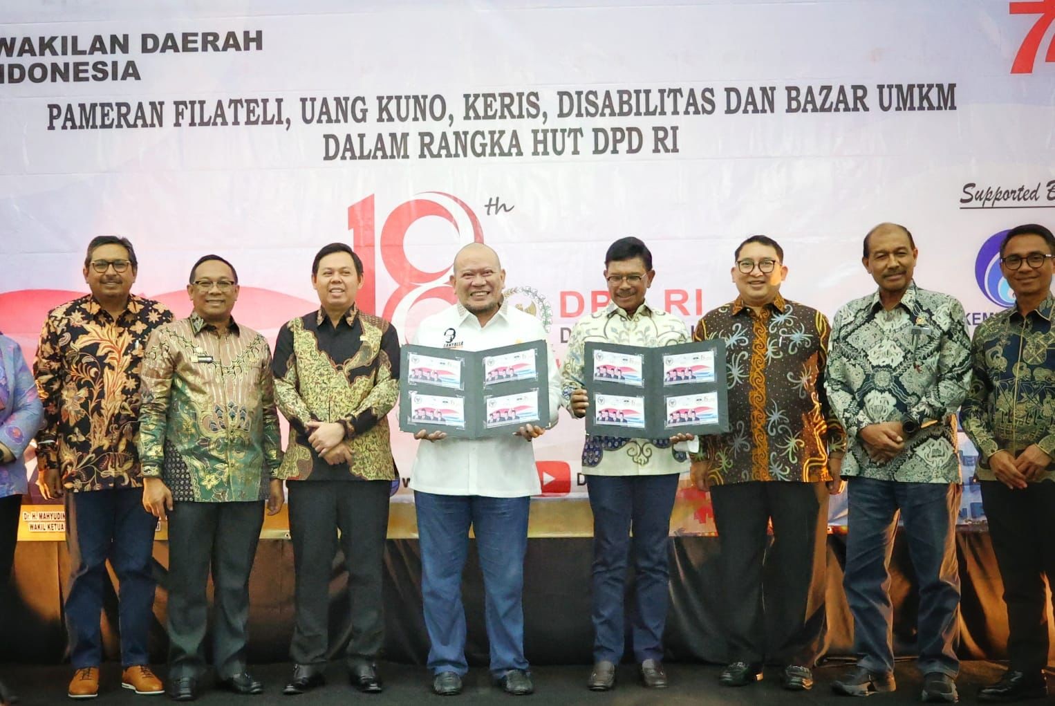 Buka Pameran HUT DPD RI, LaNyalla:  Pancasila Jawaban Persoalan Bangsa