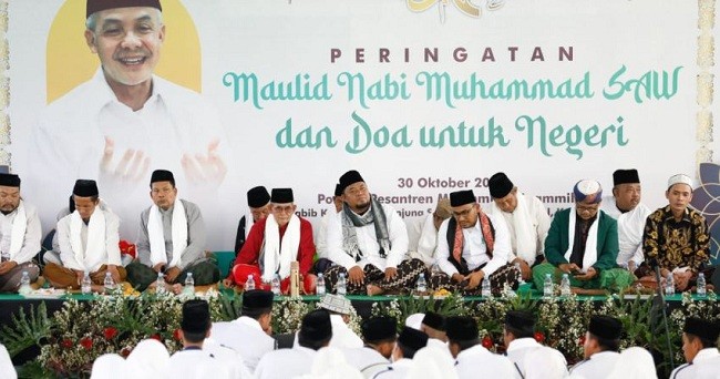 Ulama dan Kiai di Indramayu Bersatu Nilai Ganjar Pranowo Paling Tepat Presiden 2024