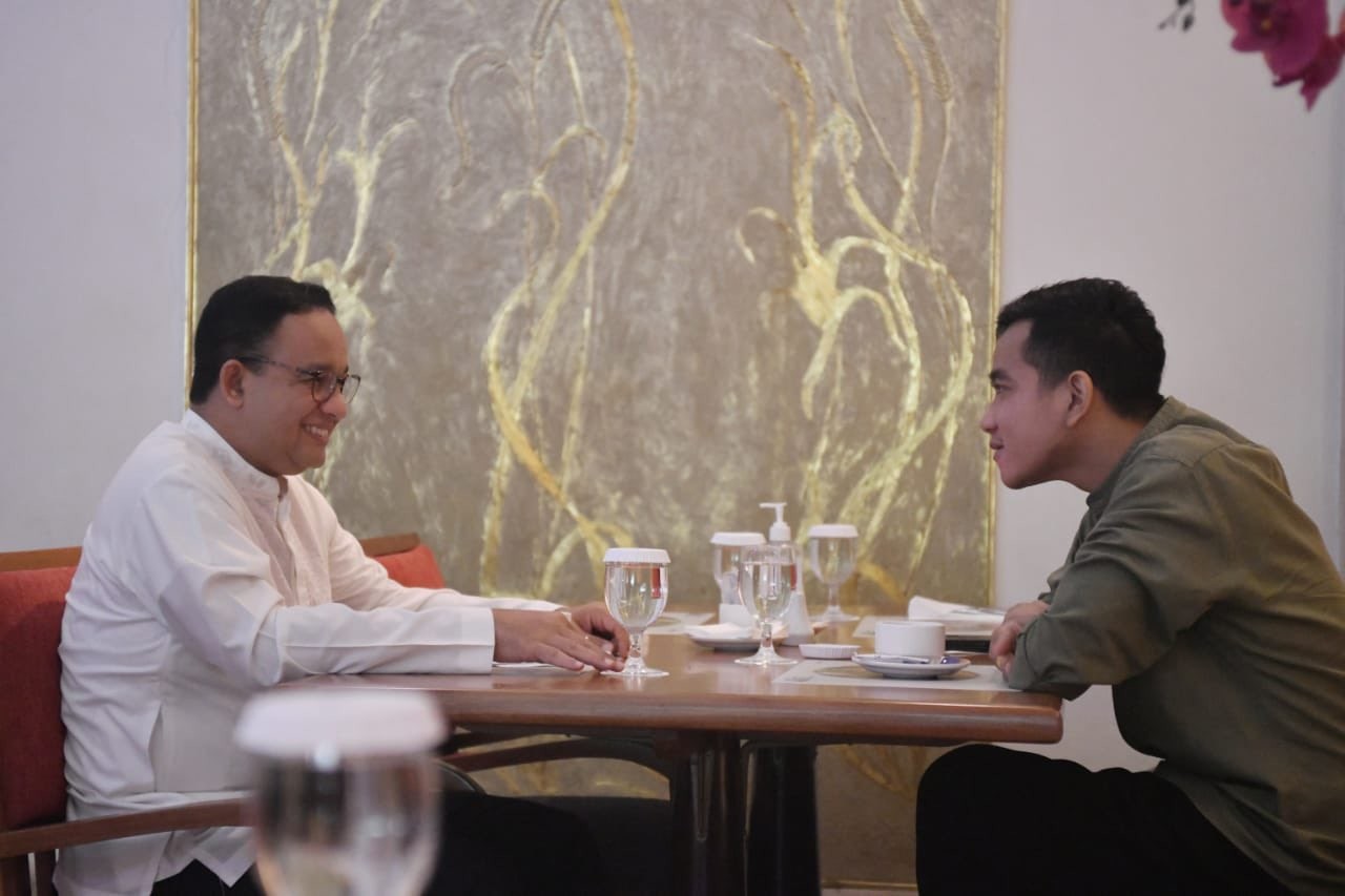 Go-Anies: Petemuan Anies-Gibran membawa Pesan Keakraban