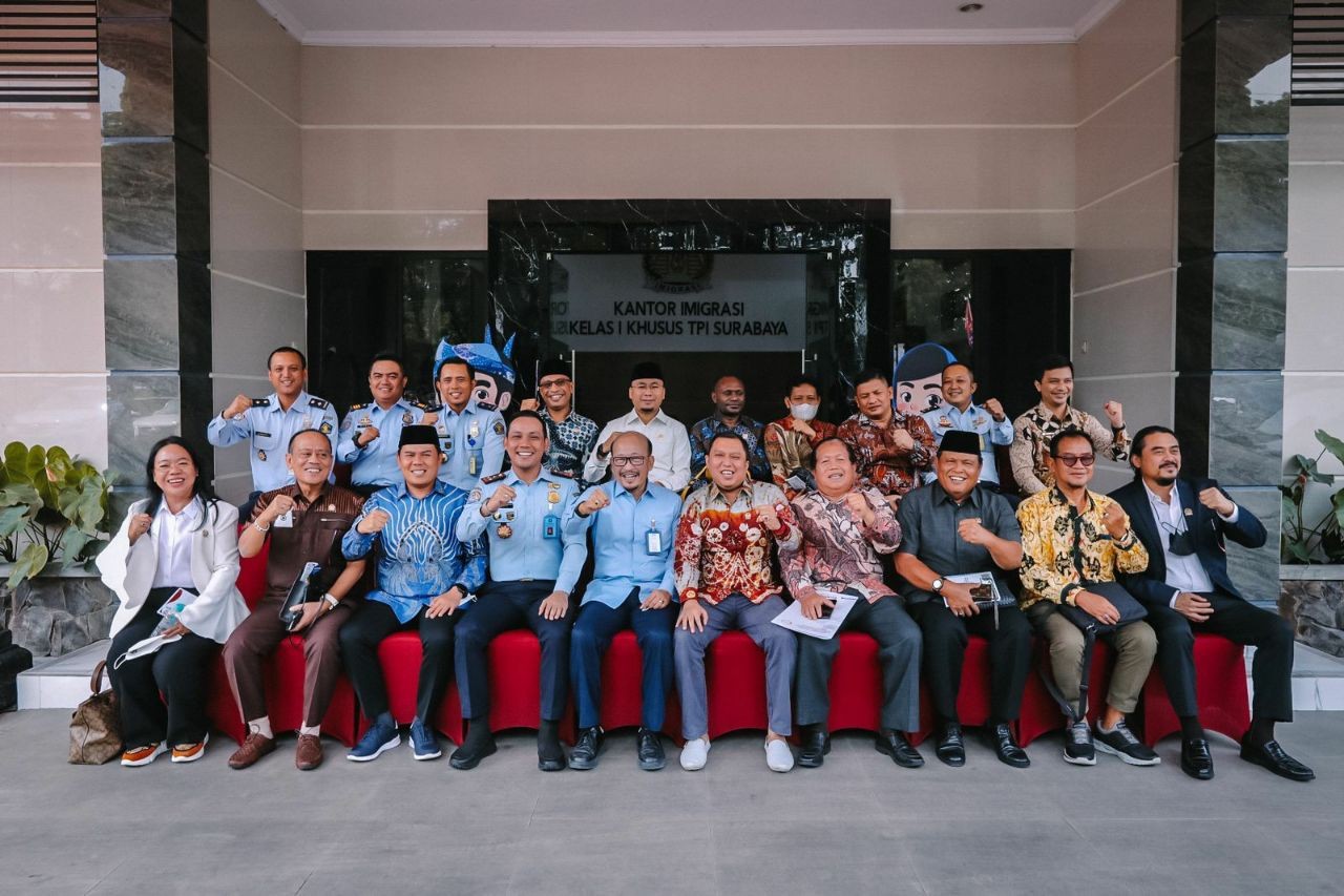 Kunjungi Kantor Imigrasi Kelas I Khusus Surabaya, Komite I DPD RI Monitoring Pelayanan Publik dan Pengawasan Orang Asing