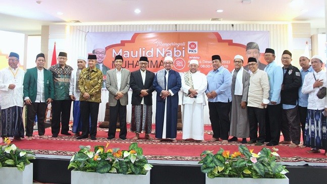 Maulid Nabi Muhammad SAW di DPP PKS, Habib Aboe: Perbanyak Salawat Atasi Ujian Berat Bangsa