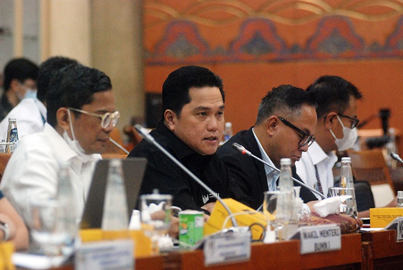 Menteri BUMN Raker Dengan Komisi VI DPR