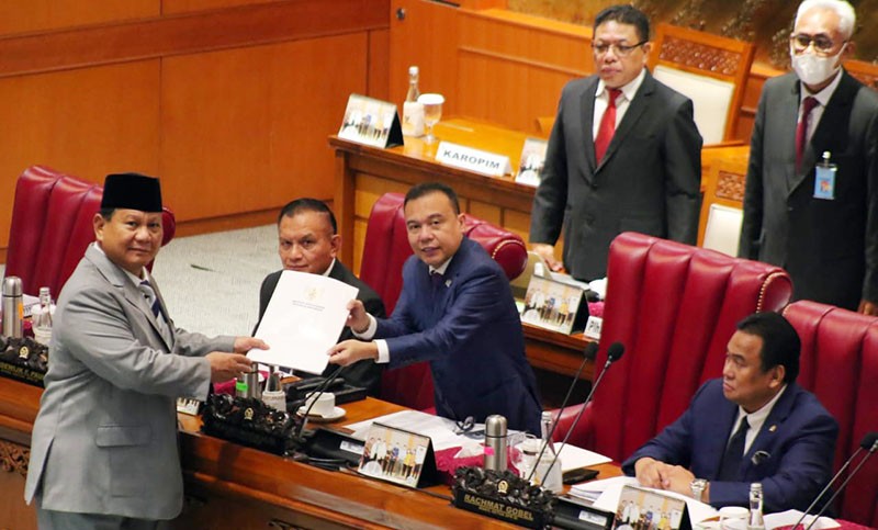 DPR Sahkan RUU Perjanjian Pertahanan