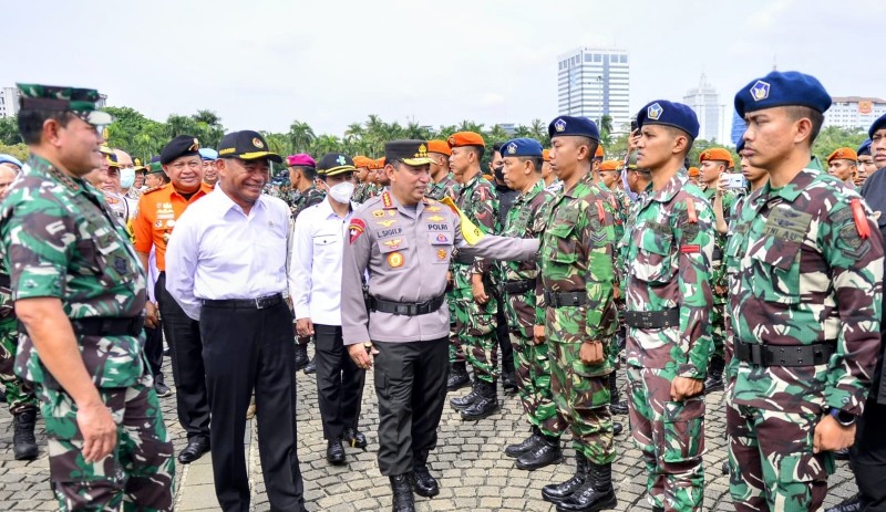 Siap Amankan Nataru, 166.322 Personel Gabungan Diterjunkan