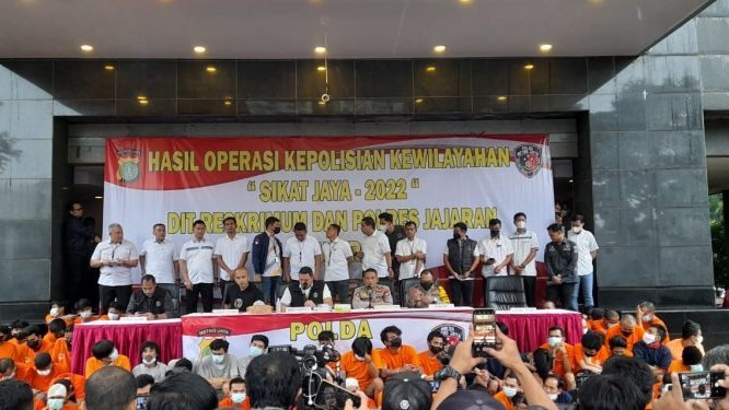 Gelar Operasi Sikat Jaya Selama 15 Hari, 168 Penjahat Dijaring
