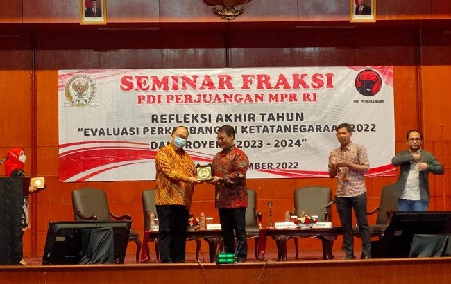 Refleksi Akhir Tahun 2022 Fraksi PDI Perjuangan MPR RI, Dari Pentingnya PPHN Sampai Antisipasi Resesi Dunia
