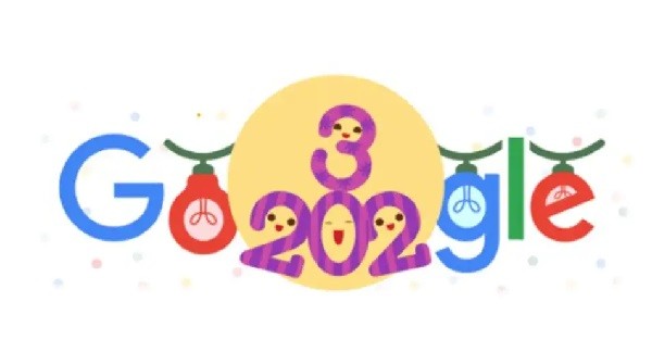 Google Rayakan Tahun Baru 2023 dengan Hadirkan Doodle Berupa Animasi