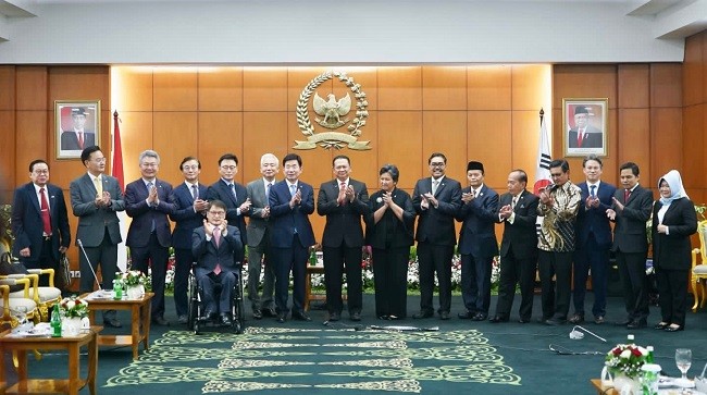 Terima Ketua Parlemen Korsel, Ketua MPR RI  Dorong Optimalisasi Perjanjian Kemitraan Ekonomi 