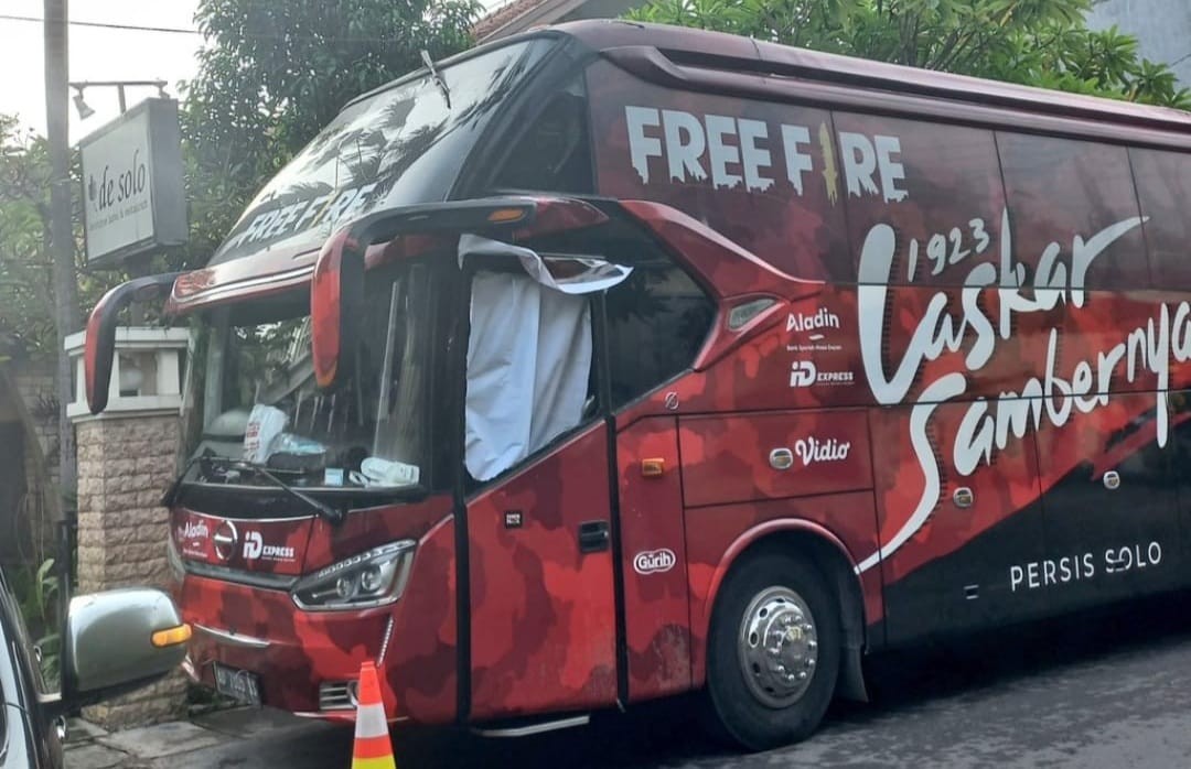 Pelemparan Bus Persis Solo di Tangerang, Polisi Amankan Tujuh Orang