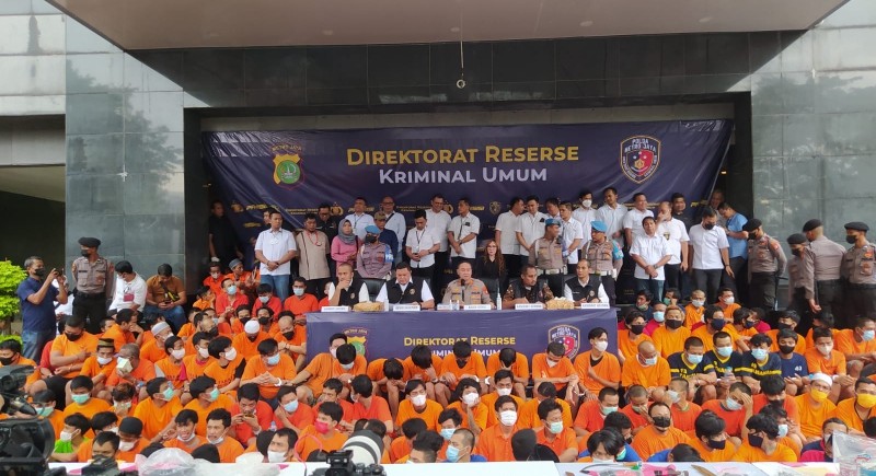 Tingkatkan Kegiatan, Polisi Tangkap 296 Tersangka dari 199 Kasus