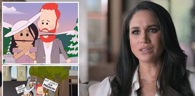Meghan Markle 'Sangat Kesal' Atas Episode South Park yang Mengejeknya dan Pangeran Harry