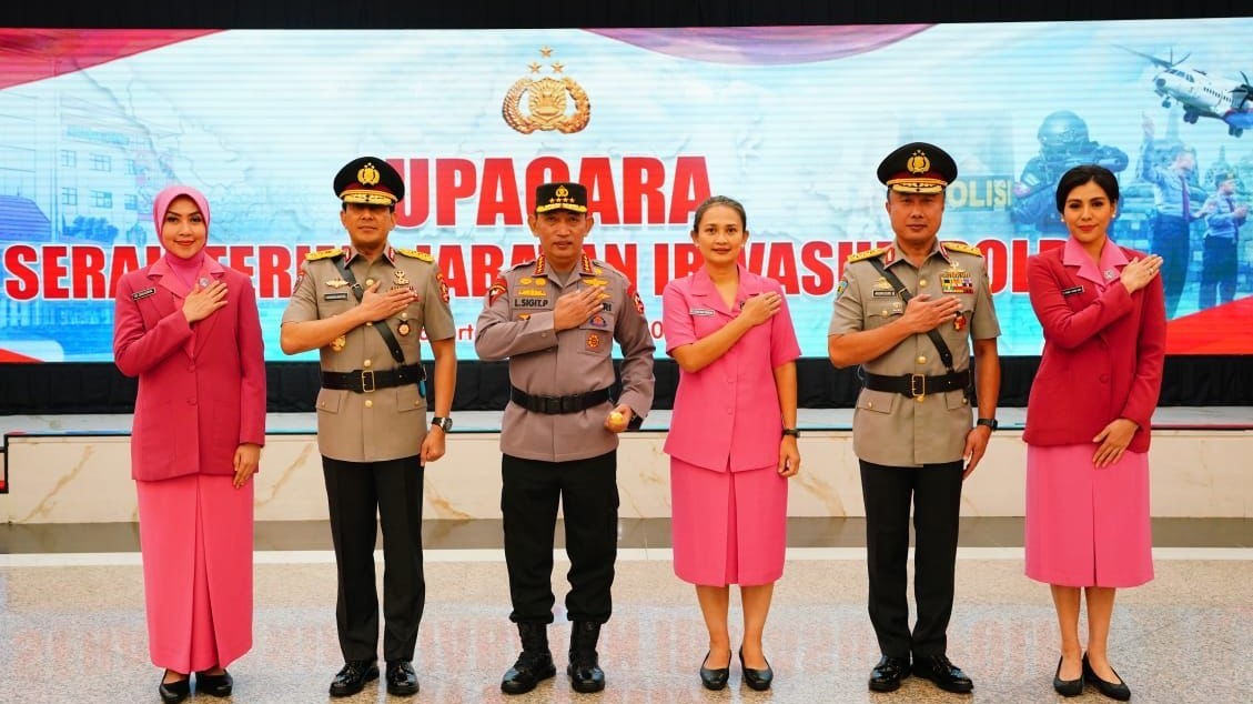 Pimpin Sertijab, Ini Harapan Kapolri untuk Irwasum yang Baru