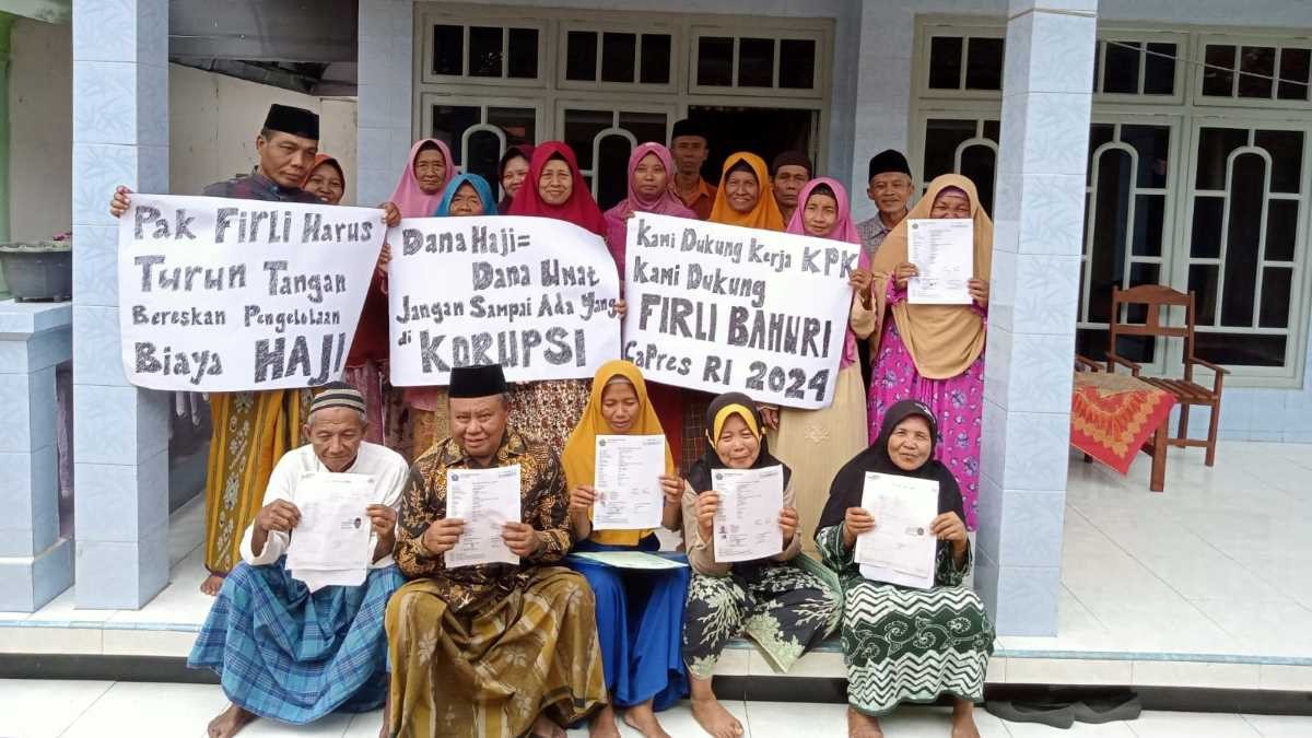 Para Calon Jemaah Haji Deklarasi Dukung Firli Maju Capres, Ini Alasannya