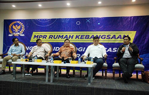 Diskusi Empat Pilar MPR dengan Tema ”Keberlangsungan Pembangunan IKN Tanpa Haluan Negara”