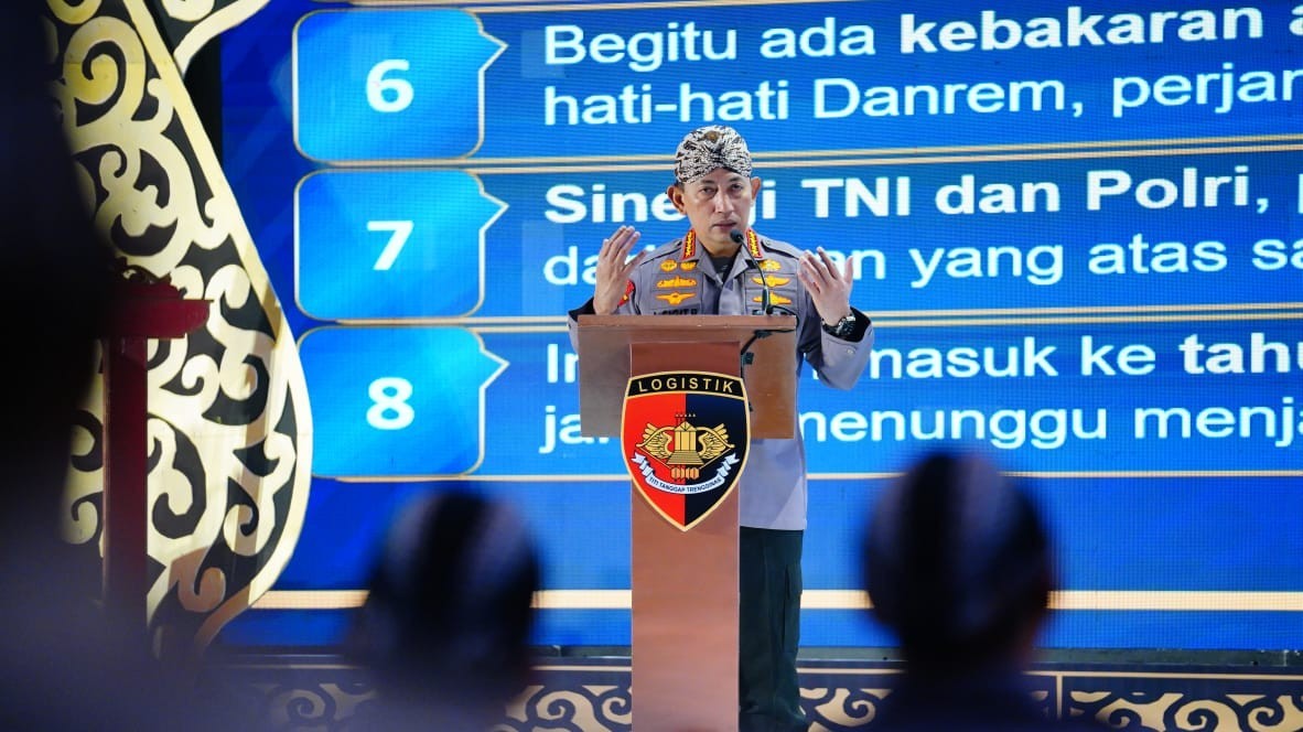 Kapolri: Optimalisasikan Fungsi Logistik untuk Kawal Kebijakan Pemerintah hingga Amankan Pemilu