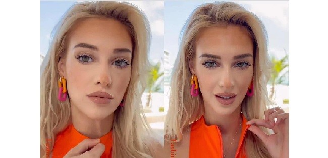 Bikin Ngilu.... Di Instagramnya Veronika Rajek Pamerkan Belahan Dada Dalam 