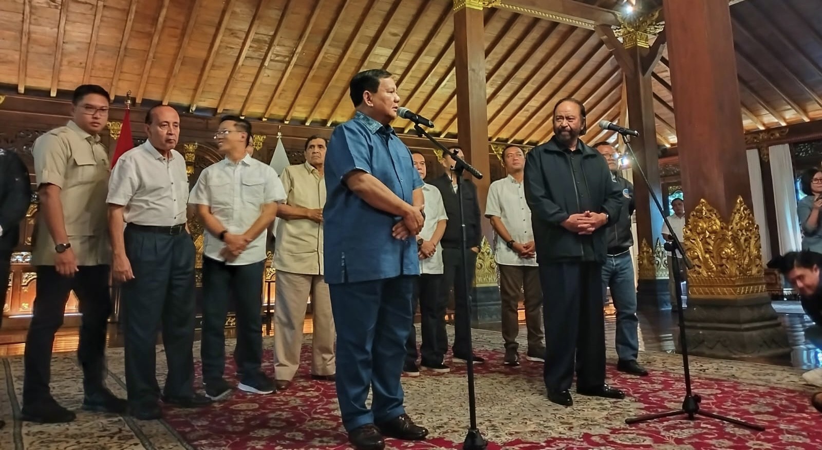 Prabowo Sebut Pertemuannya dengan Surya Paloh Adalah Pertemuan Persahabatan
