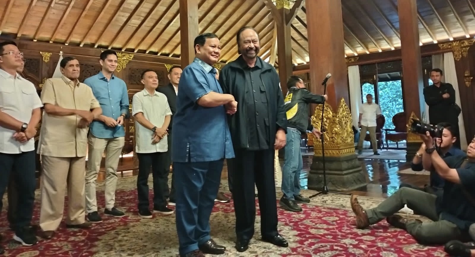 Soal Putusan PN Jakpus, Prabowo dan Surya Paloh Satu Suara