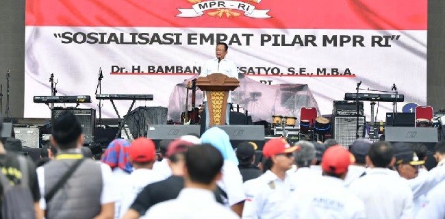Sosialisasikan 4 Pilar MPR RI, Bamsoet Sebut Hingga Saat ini Tak Ada yang Kalahkan Perhatian Jokowi ke Desa