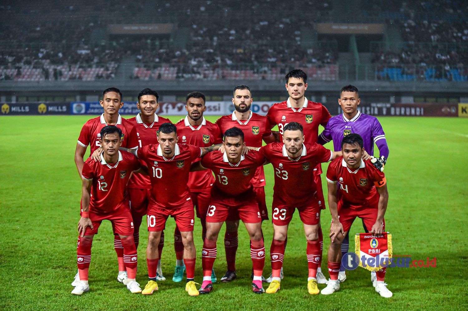FOTO: Perjuangan Tim Nasional Indonesia Melawan Burundi pada Laga Pertama FIFA Matchday