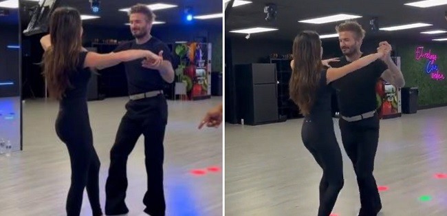 Video Victoria dan David Beckham Menari Salsa Viral di Medsos