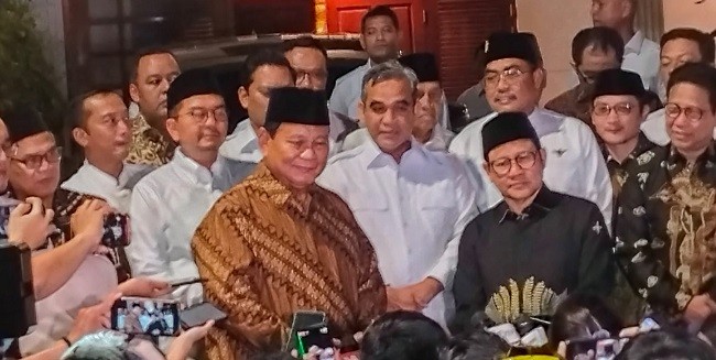 Pertemuan di Kertanegara Prabowo-Cak Imin Bahas Koalisi Besar 