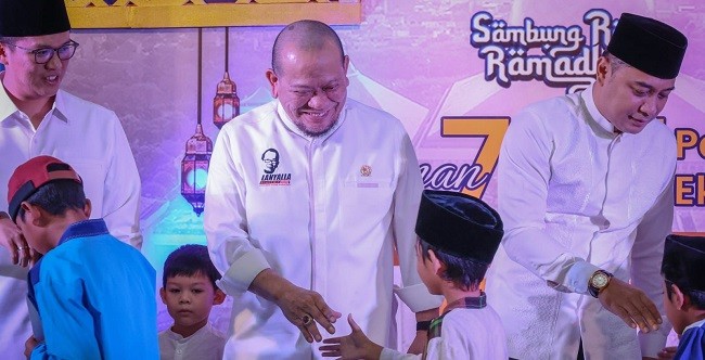 Apresiasi Warung Pancasila, Ketua DPD RI Dorong Kolaborasi KADIN, HIPMI dan Pemkot Bangun Surabaya