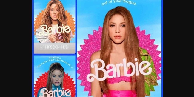 Sindir Pique, Shakira Posting Foto Seperti Barbie  