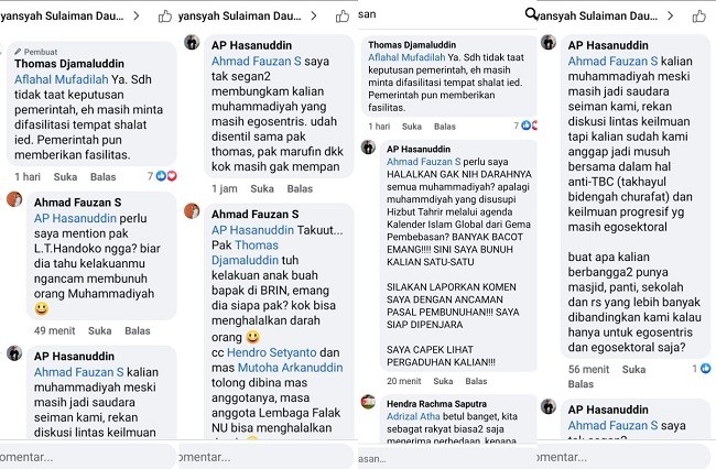 Viral, Peneliti BRIN Ancam Halalkan Darah Warga Muhammadiyah Gegara Beda Lebaran