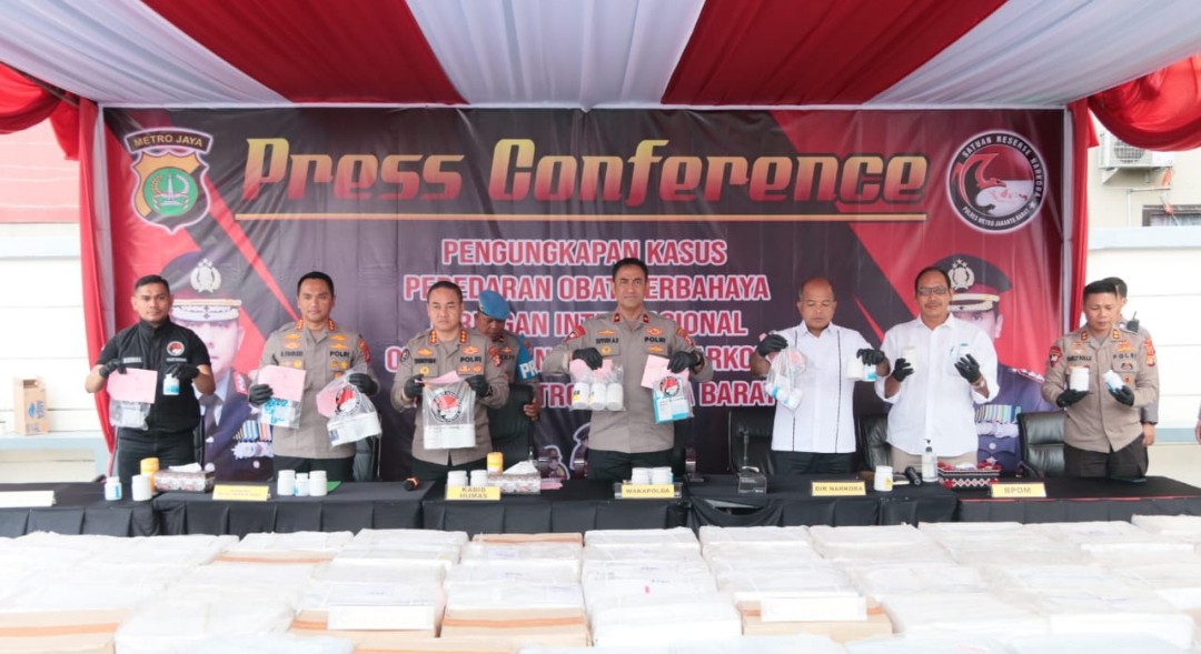 Polres Jakbar Gagalkan 37 Juta Butir Obat Terlarang, Senilai Hampir Rp 500 Miliar 