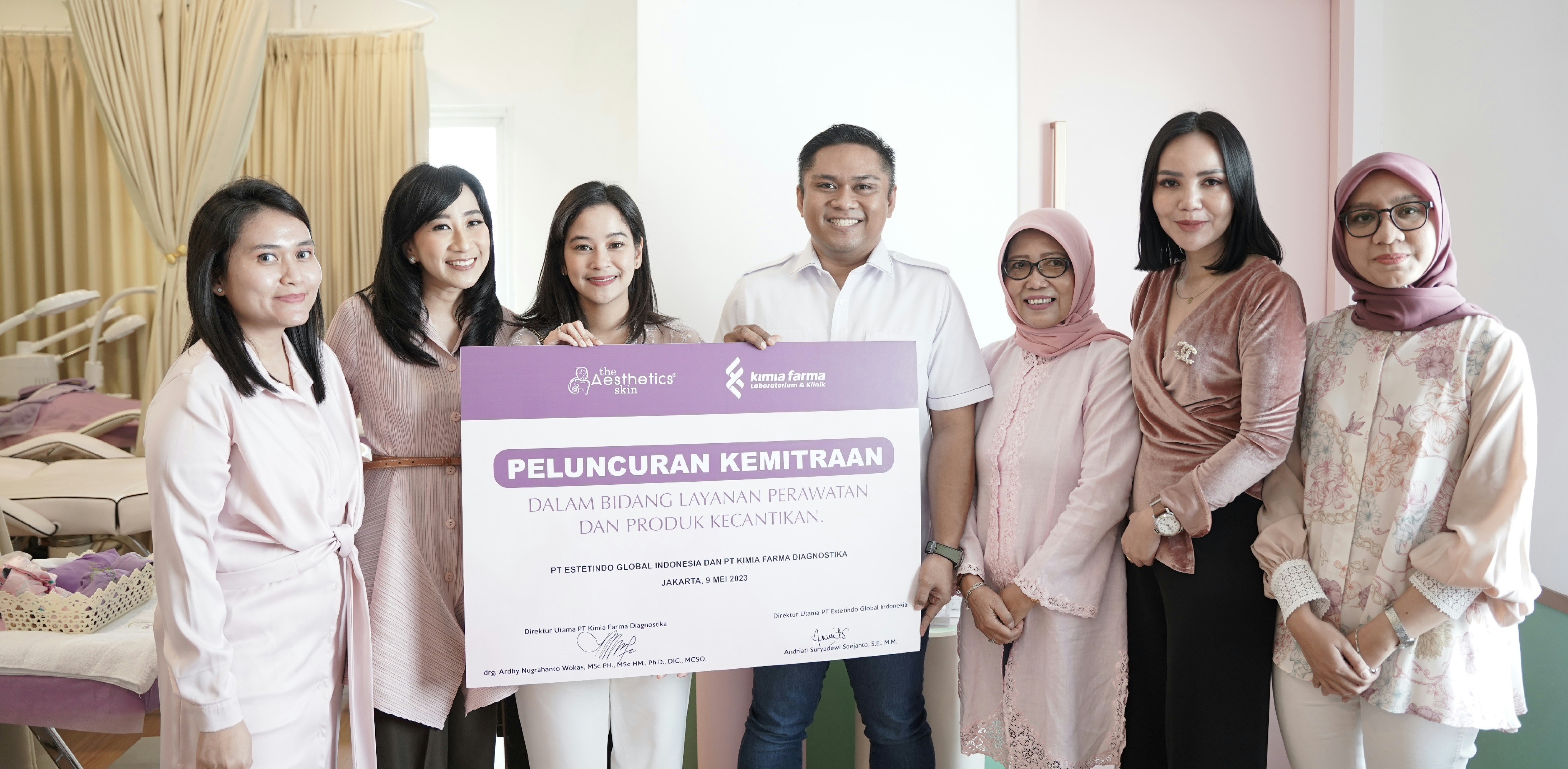 The Aesthetics Skin Gandeng Kimia Farma Laboratorium & Klinik Luncurkan Klinik Baru di Kalideres