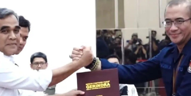 Gerindra Daftarkan 580 Bacaleg ke KPU, 205 Di Antaranya Perempuan