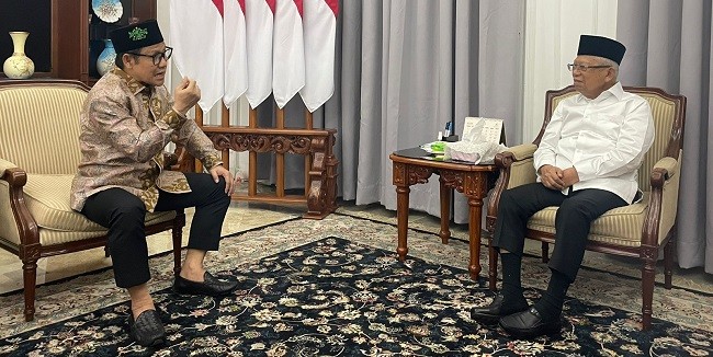 Pesan Wapres Ma'ruf Amin untuk Cak Imin: Saatnya Kamu Sekarang