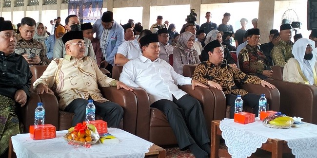 Di Acara Silaturahmi dan Tausiyah Kebangsaan, Prabowo Didoakan Jadi Presiden 