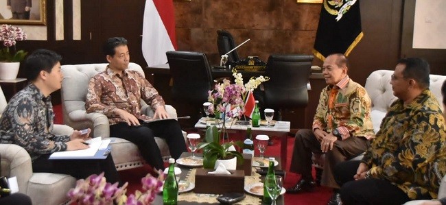 Bertemu Anggota Parlemen Jepang, Sjarifuddin Hasan: Tidak Menutup Kemungkinan Dijalin Kerjasama Di Bidang Militer