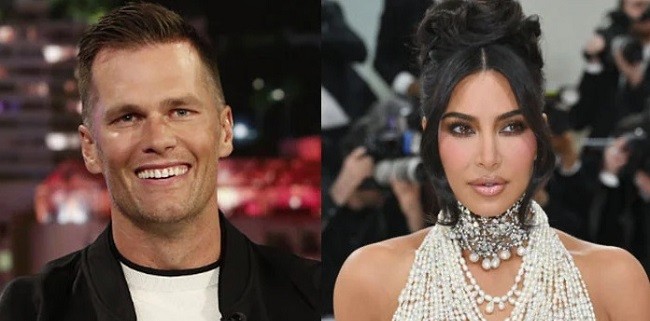 Bersama Tom Brady, Kim Kardashian Jadi Sorotan  