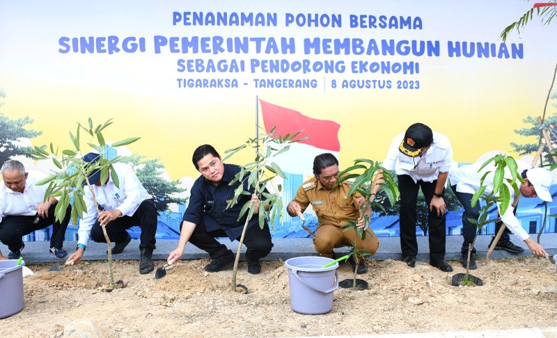 Bank BTN Revitalisasi Taman Hijau di Lingkungan Perumahan