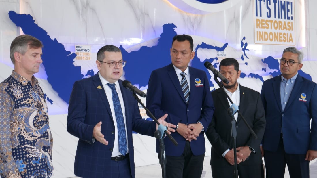Terima Kunjungan Parlemen Ukraina, DPP NasDem Suarakan Prinsip Perdamaian