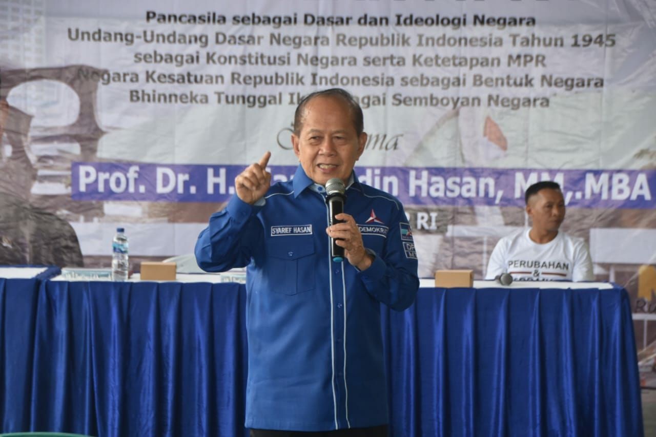 Syarief Hasan Ajak Rakyat Sepakat Harus Ada Perubahan dan Perbaikan Indonesia Melalui Pemilu 2024