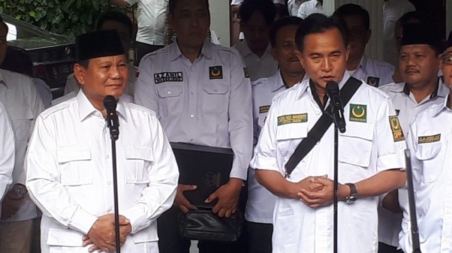 Yusril Harap Prabowo Tak Pilih Cawapres Cuma Karena Punya Dana Besar