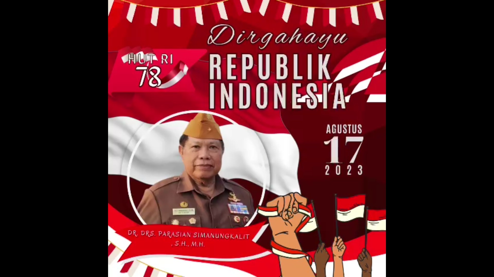 Peringatan HUT RI Ke -78, Ini Pesan Ketua Umum DPN Gepenta Parasian Simanungkalit