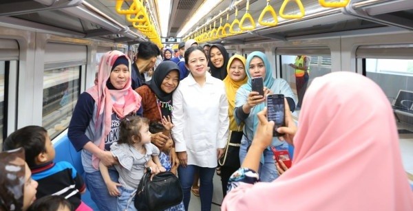 Puan Sambut Baik Beroperasinya LRT Jabodetabek