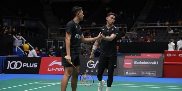 Menyakitkan, Ganda Denmark Kandaskan Fajar/Rian di 32 Besar Cina Open 2023 