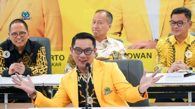 Bukan Cawapres, Golkar Persiapkan RK Maju Pilkada DKI