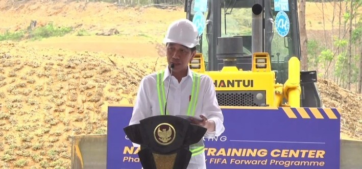 Lewat Training Center di IKN, Jokowi Yakin Timnas Segera Mendunia