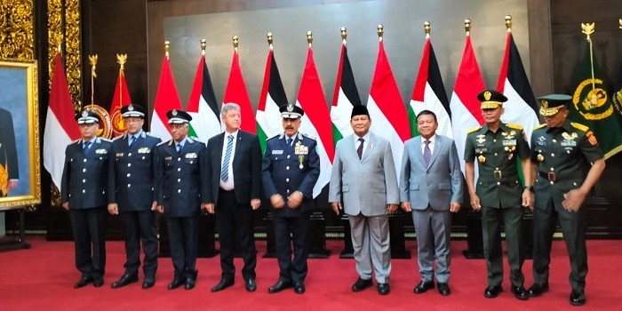 Terima Kunjungan Kepala Polisi Palestina, Prabowo Beri Beasiswa Mahasiswa Palestina Belajar di Unhan